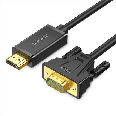 HDMI към VGA 6 футов кабел мъжки към мъжки